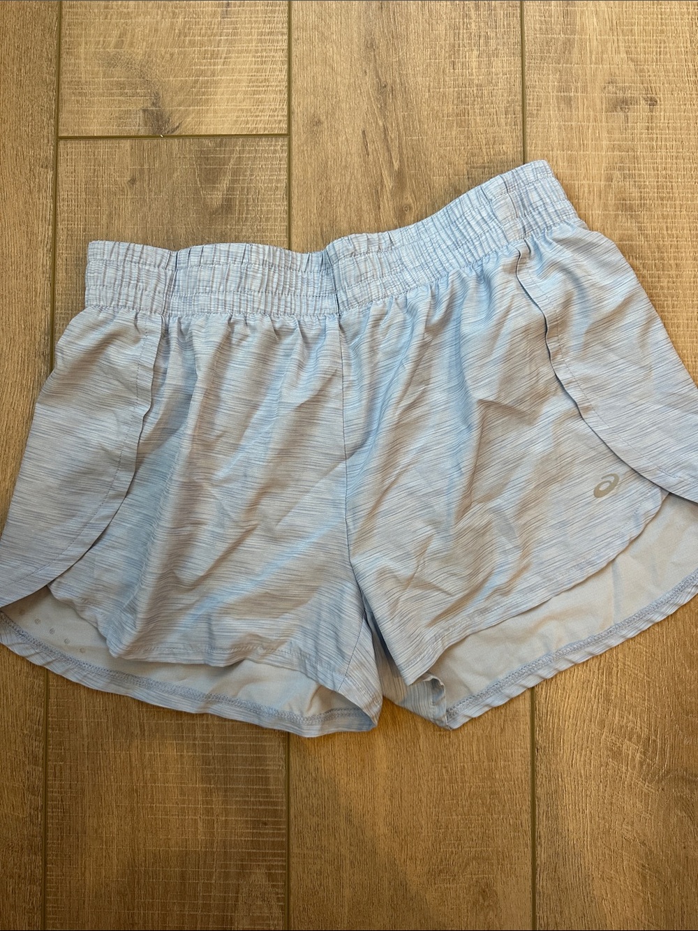 Asics Light Blue Women's Athletic Shorts